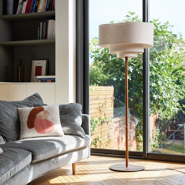 Lampadar MARKET SET, Pebble, Bej, Camera de zi, Țesătură / Textil, Design