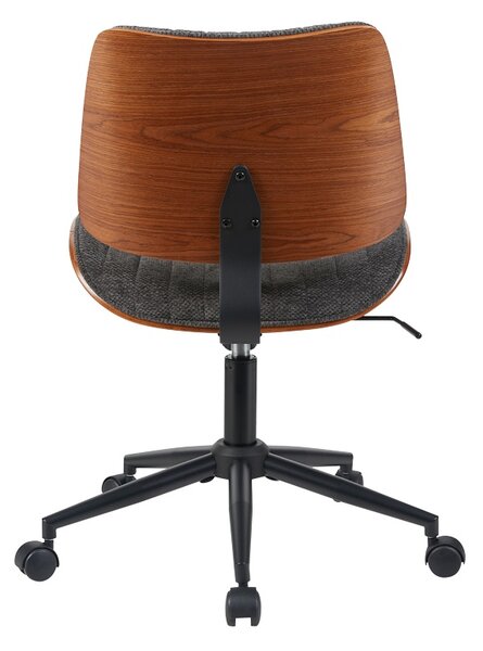 Scaun de birou, Amani, Gri, 52x54x90.5 cm