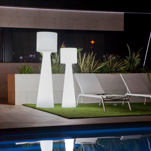 Newgarden Grace LED lampadar de podea IP65 alb, 140 cm, Alb, Plastic, Modern