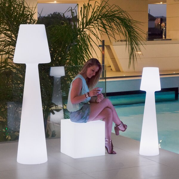 Newgarden Lola 200 lampadar LED IP65, alb, Alb, Plastic, Modern