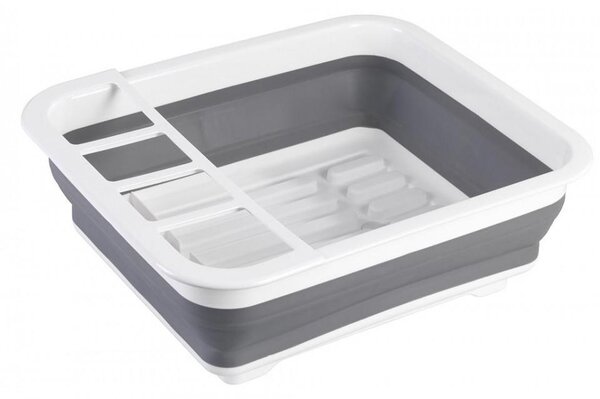 Uscator pliabil pentru vase si tacamuri, 38 x 29.3 x 4.7 cm