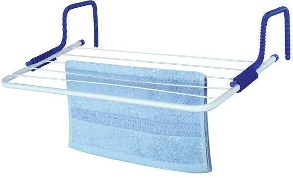 Set 2 x Uscator rufe, metalic, pentru calorifer/ balcon