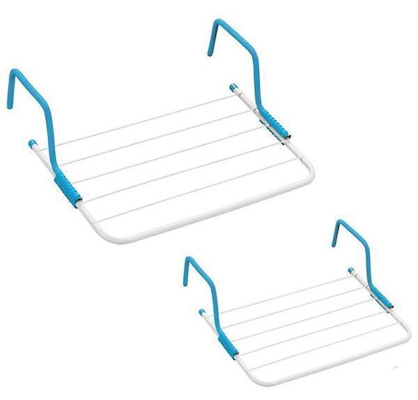 Set 2 x Uscator rufe, metalic, pentru calorifer/ balcon