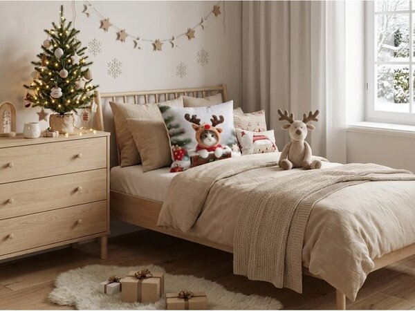 Set 2 bucati husa de perna 3D RUDOLPH KITTEN 45x45 cm
