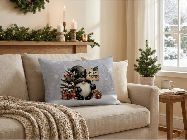 Set 2 bucati fete de perna 3D NOIR GNOME 50x70 cm
