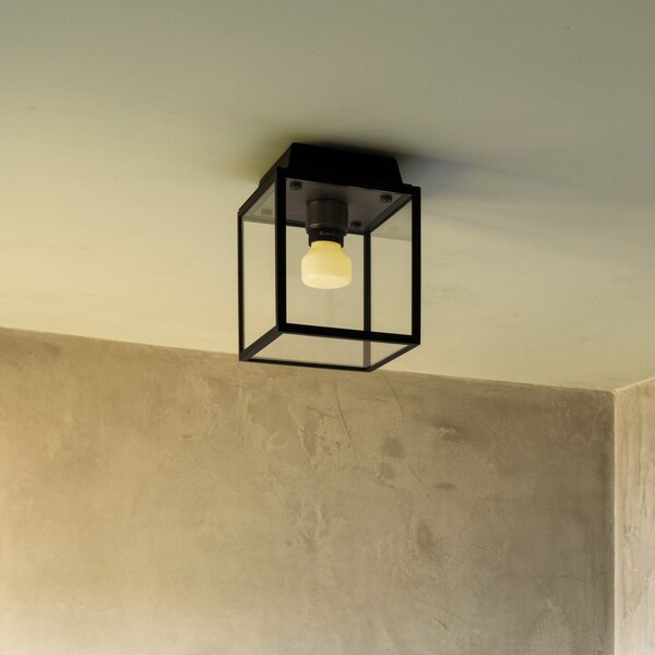 Buster + Punch Caged Wet Small IP44 gun metal, reglabil, Negru, Baie, Oțel inoxidabil, Design