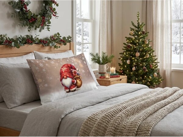 Set 2 buc. fete de perna 3D SANTA GNOME 50x70 cm