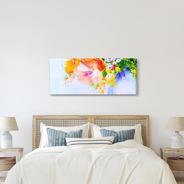Tablou - Flori,pictură (120x50 cm)