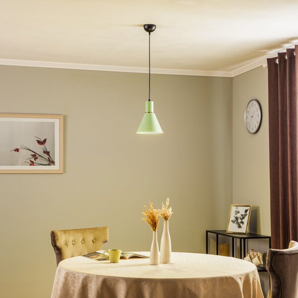 Avonni Lampă suspendată AV-4106-M22-GREEN verde pal, reglabil, Verde, Camera de zi / sufragerie, Metal