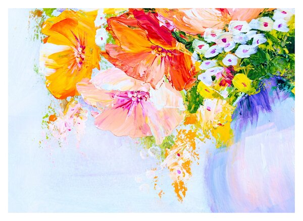Tablou - Flori,pictură (70x50 cm)