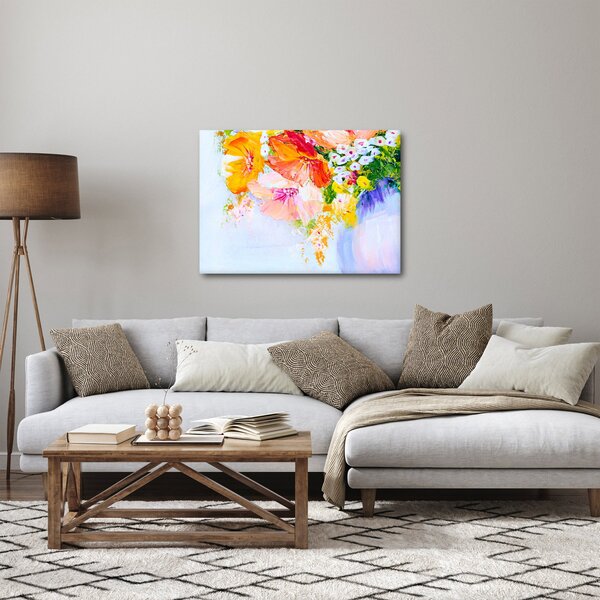 Tablou - Flori,pictură (70x50 cm)