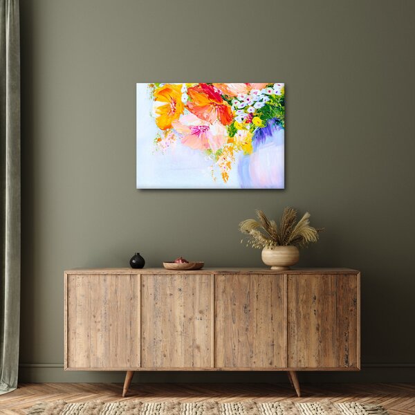 Tablou - Flori,pictură (70x50 cm)
