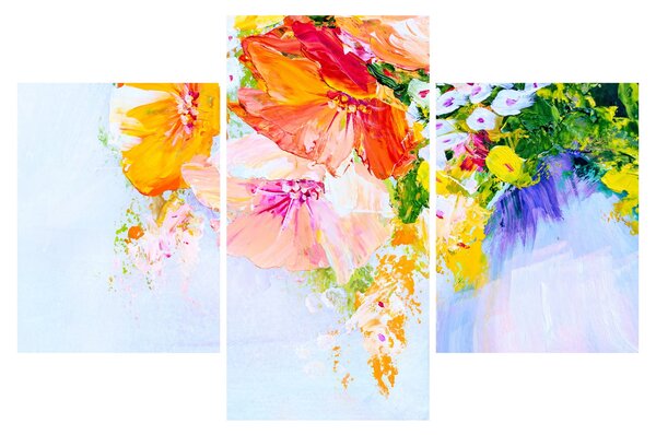 Tablou - Flori,pictură (90x60 cm)