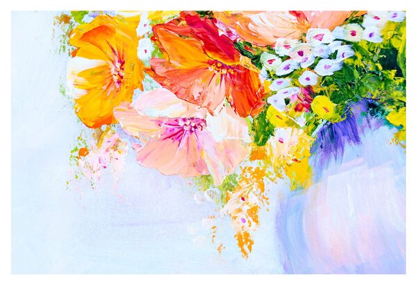 Tablou - Flori,pictură (90x60 cm)