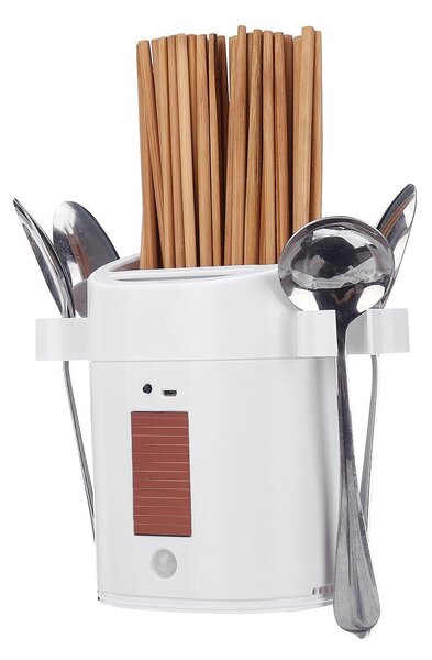 Suport cu sterilizator UV si uscator pentru tacamuri