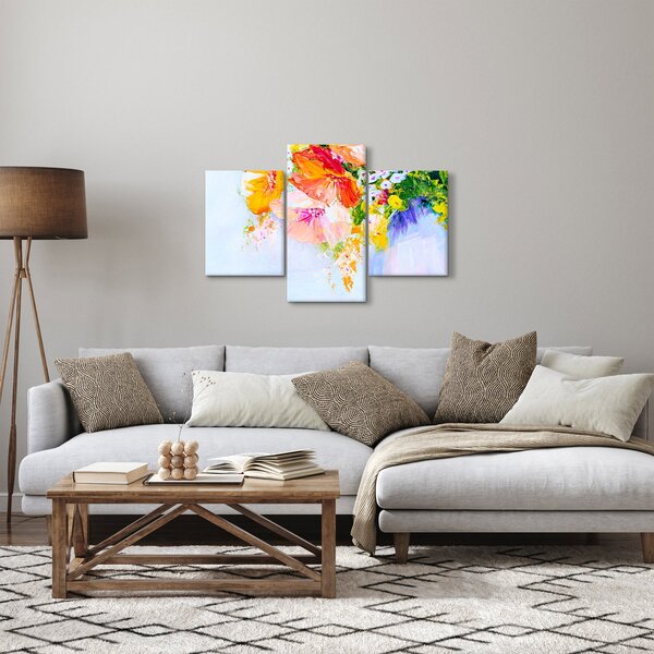 Tablou - Flori,pictură (90x60 cm)