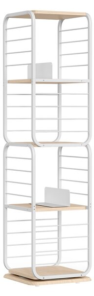 Biblioteca Vasagle Alb 43x43x158 cm