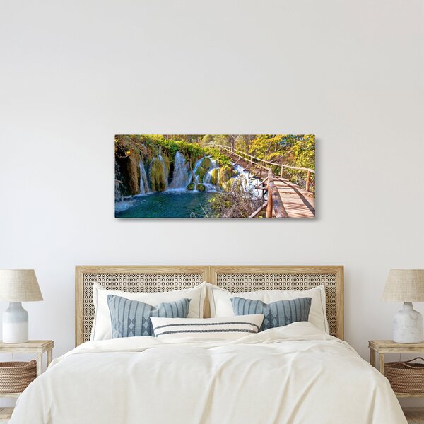 Tablou - Intrare in cascade (120x50 cm)
