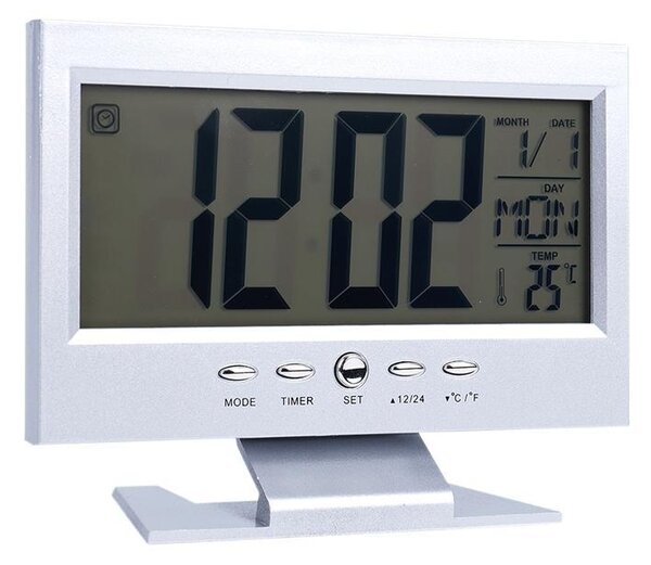 Ceas cu ecran LCD si control vocal