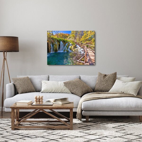Tablou - Intrare in cascade (70x50 cm)