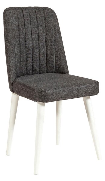 Scaun sufragerie Vlasta 2 (alb + antracit). 1093086
