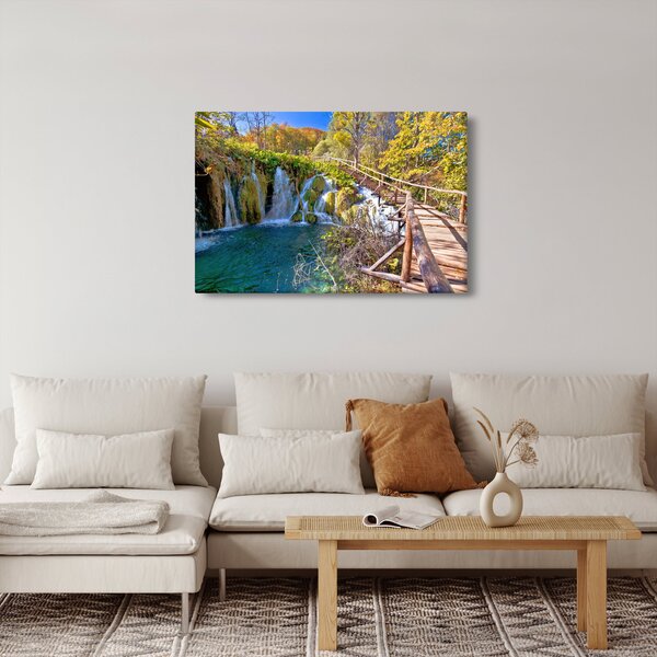 Tablou - Intrare in cascade (90x60 cm)