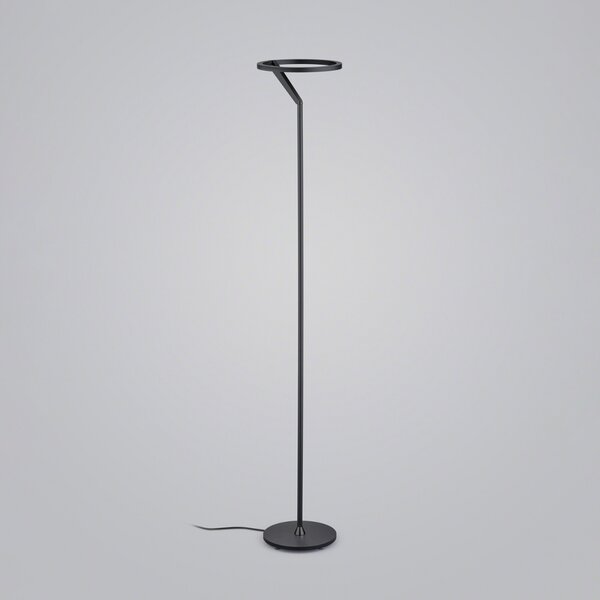 Helestra Elara lampadar LED down dimabilă negru, reglabil, Negru, Camera de zi / sufragerie, Aluminiu, Modern