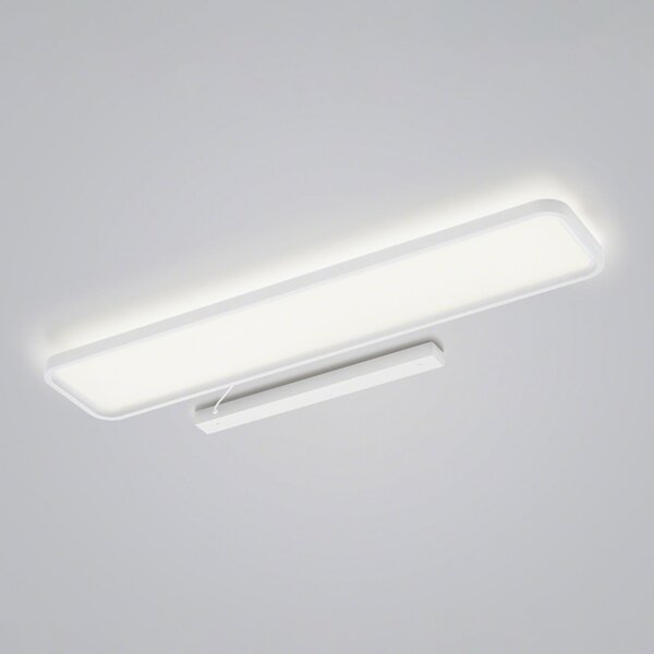 Helestra Vesp panou LED backlight 120x26cm alb, reglabil, Alb, Camera de zi / sufragerie, Aluminiu, Modern
