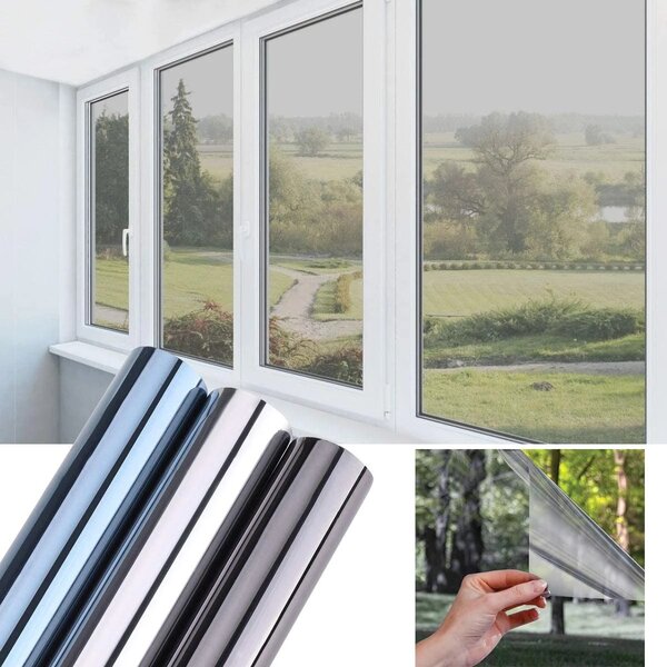Autocolant geamuri interioare, protectie UV, 45 x 300 cm