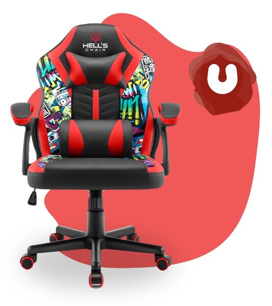 Scaun gaming pentru copii HC - 1001 Graffiti