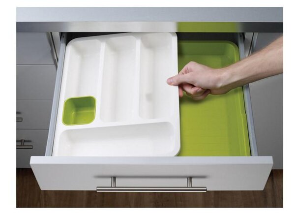 Organizator extensibil de tacamuri pentru sertar