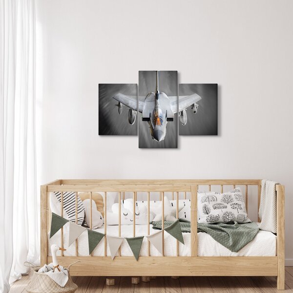 Tablou - Avion de vânătoare (90x60 cm)