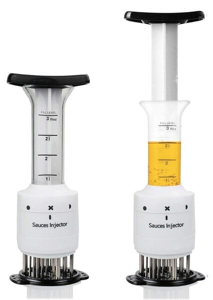 Fragezitor de carne cu injector pentru sos, 2 trepte de injectare