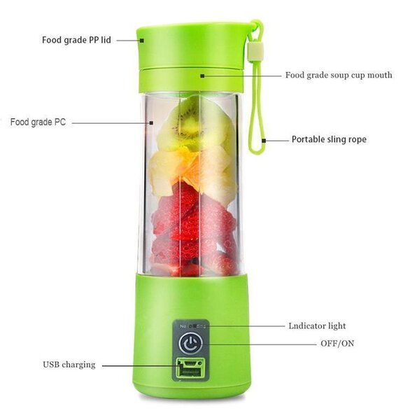 Blender cu acumulator si functie de baterie externa