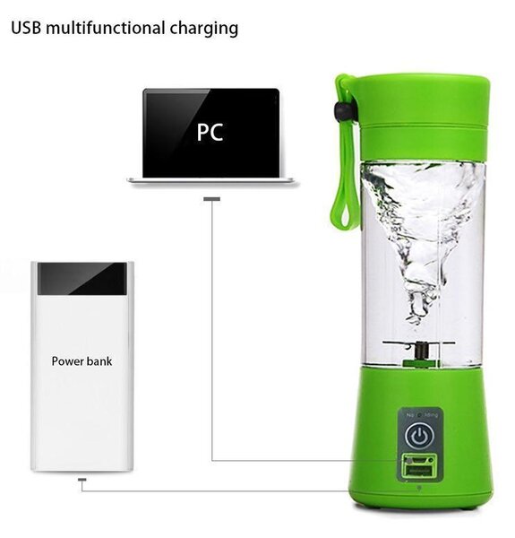Blender cu acumulator si functie de baterie externa