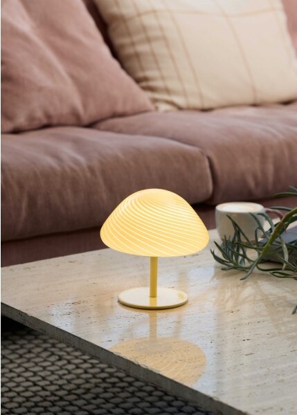 Halo Design 747016 - Lampă de masă CANDY MINI MUSH 1xG9/25W/230V, diam. 17 cm, bej