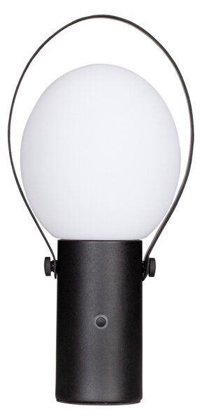 By Rydéns Bari LED lampă de masă reîncărcabilă IP44 negru nisip, reglabil, Negru, Metal, Scandinavă