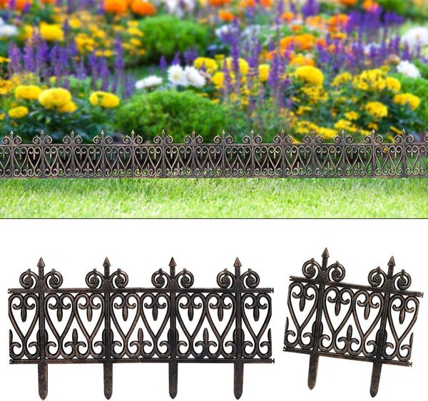 Set 5 gardulete decorative pentru gradina, 62×35 cm, Bronz