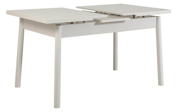 Masă de sufragerie extensibilă Vlasta 3 (alb) (pentru 4-6 persoane). 1093739