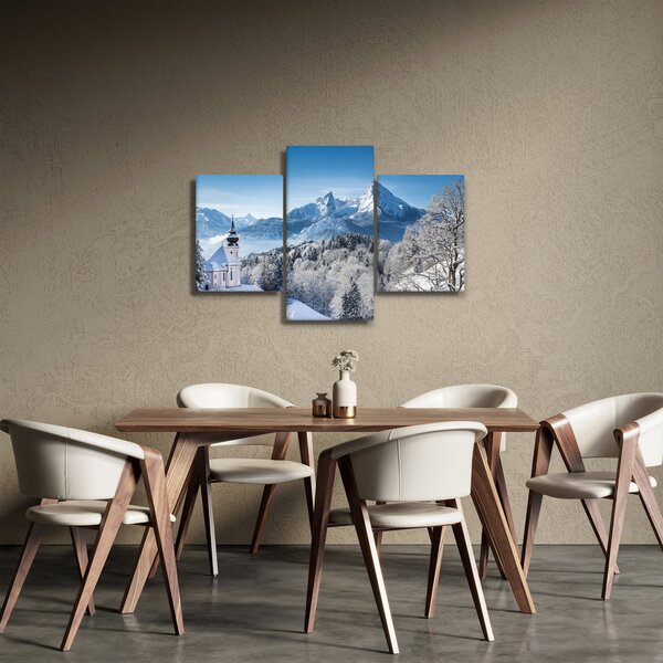 Tablou - Peisaj cu ninsoare (90x60 cm)