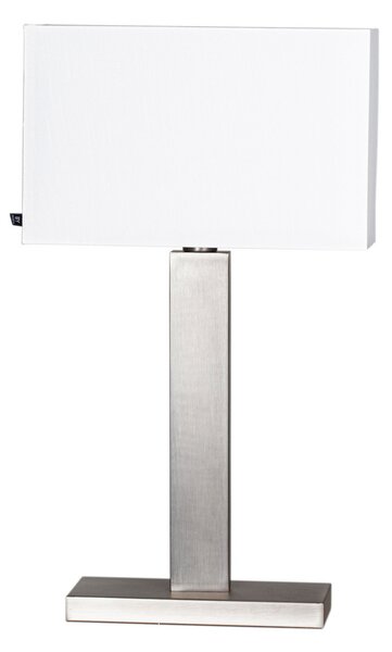 By Rydéns Prime Lampă de masă Înălțime 69 cm nichel/alb, Metalic, Camera de zi / sufragerie, Metal, Scandinavă