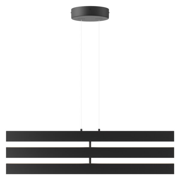 Maytoni Origami LED, negru, Negru, Camera de zi / sufragerie, Aluminiu, Modern