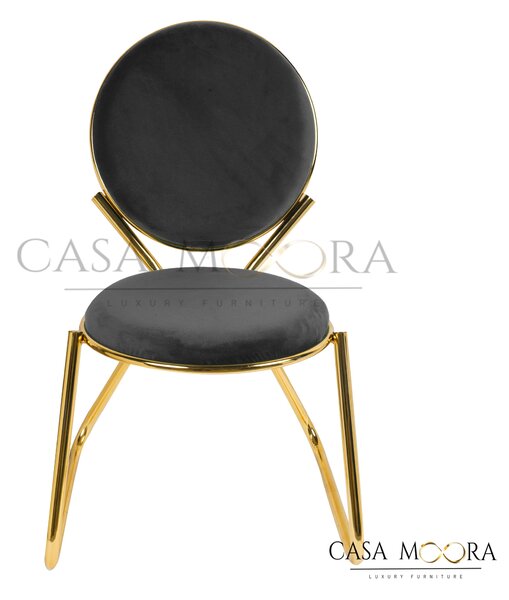 SCAUN LOUNGE- AURIU-GRI ANTRACIT