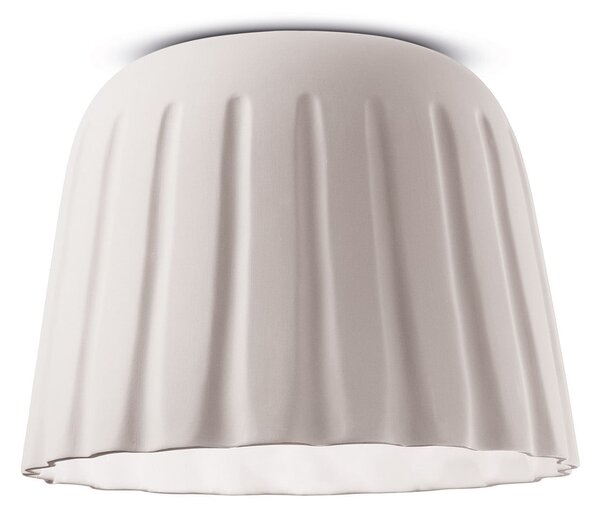 Ferroluce Plafonieră Madame Gres ceramică înălțime 29 cm, alb, reglabil, Alb, Camera de zi / sufragerie, Ceramică, Modern