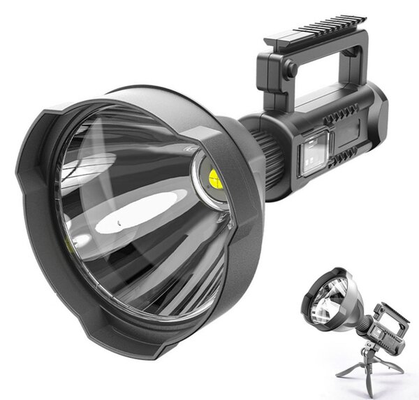Lanterna de mana W590 cu trepied, baterie externa 1000 W