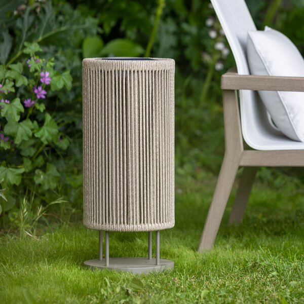 Les Jardins LED solară cu lumină Rop&Strip Înălțime 58 cm, 3.000 K, 500 lm, reglabil, Maro / Rugină, Aluminiu, Modern