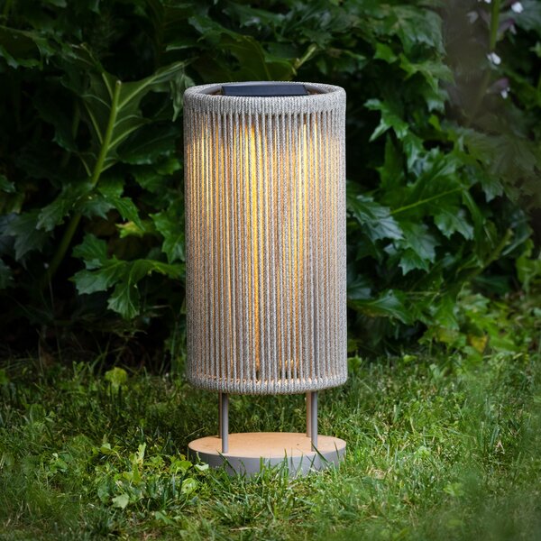 Les Jardins LED solară cu lumină Rop&Strip Înălțime 58 cm, 3.000 K, 500 lm, reglabil, Maro / Rugină, Aluminiu, Modern