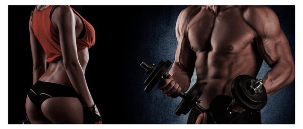 Tablou - Fitness (120x50 cm)