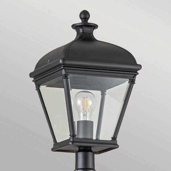 Elstead Lampă de exterior Bayview din aluminiu turnat, reglabil, Negru, Aluminiu, Casă de țară / Rustic