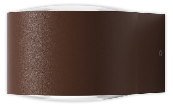 LOOM DESIGN Frey Aplică de perete cu LED IP65 2x6W corten, Maro / Rugină, Aluminiu, Modern